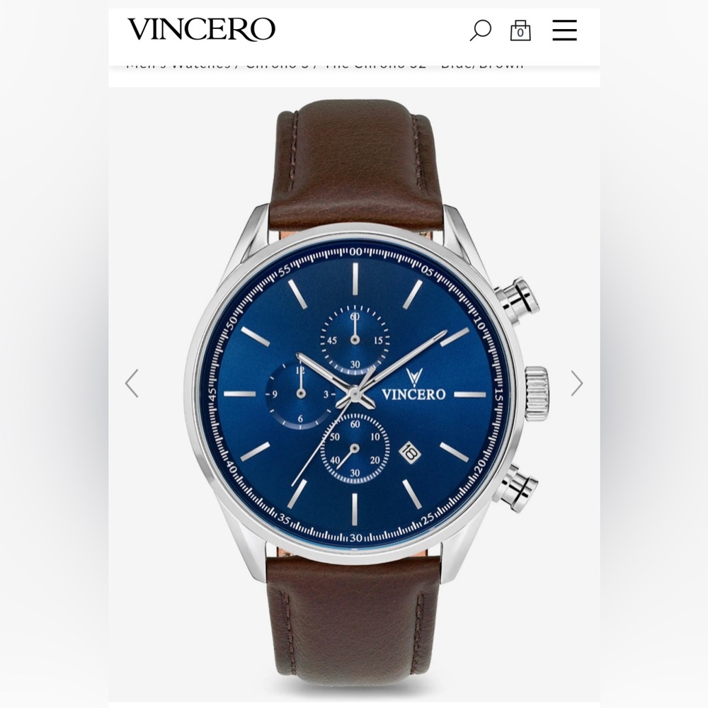 Like New Vincero Chrono Watch. Worn handful of times. Excellent condition.